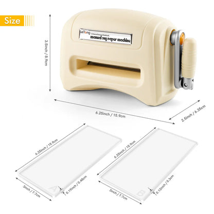 Die Cutting Machine Mini Manual Hand Crank Craft Tool