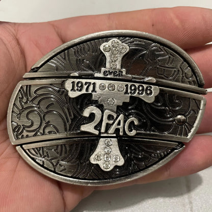 Outdoor Sports Versatile Men's Belt Buckle - Alloy, 7.6cm x 5.8cm, Durable & Stylish