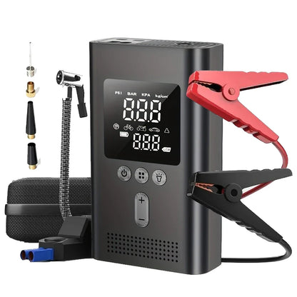 Jump Starter met luchtpomp Auto Jump Starter 3000A 150 PSI Inflator LED-licht Vallen 2025 Voorbereiding