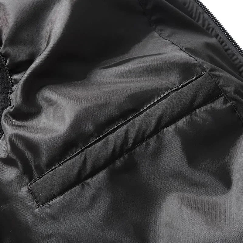 Insulating Men’s Puffer Vest - Hooded, Cotton, For Winter