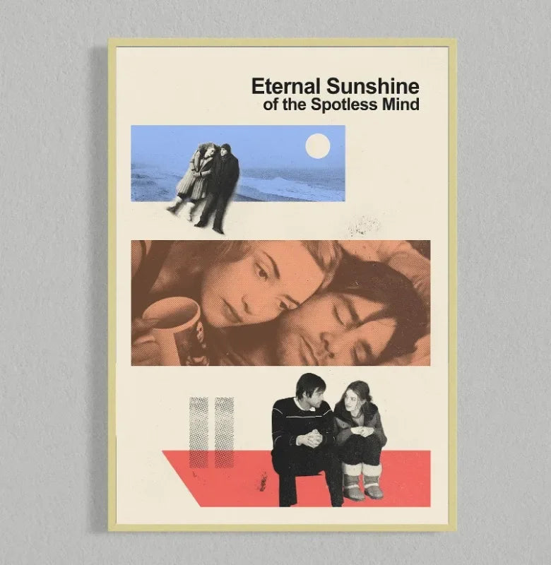 Retro Movie Poster Canvas Collage Mid Century Wall Art