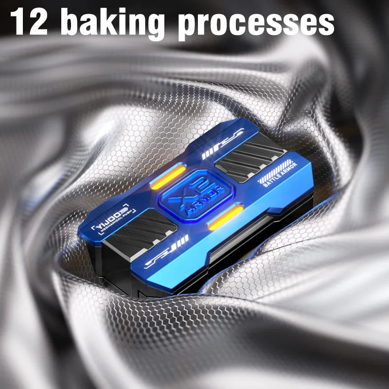 Leuchtendes Schieberegler Metall Fidget Spielzeug EDC Stressabbau