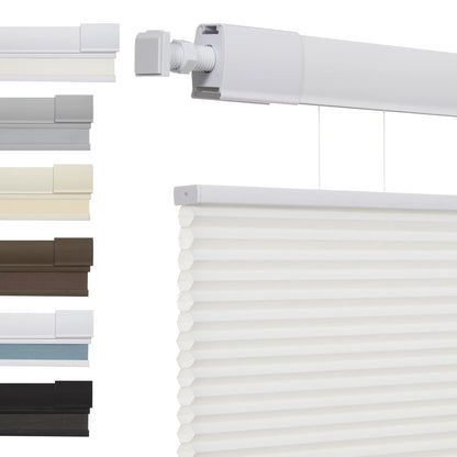 No Drill Honeycomb Blinds Cordless Thermal Insulated 1" Cell Fabric