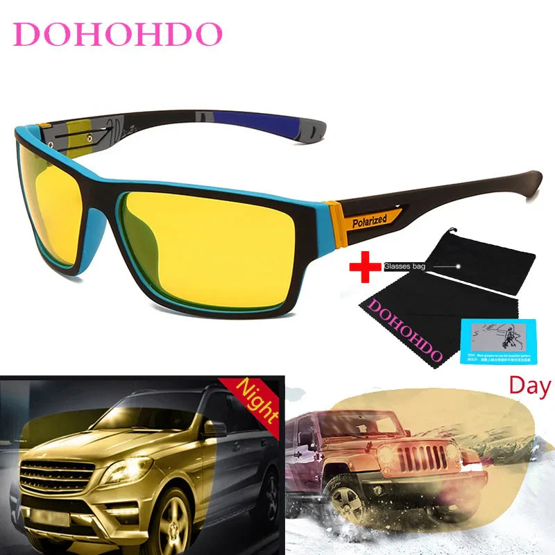 Night Vision Sunglasses Polarized Lenses For Night Driving UV400 Anti Glare Unisex Fall 2025