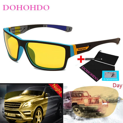 Night Vision Sunglasses Polarized Lenses For Night Driving UV400 Anti Glare Unisex Fall 2025