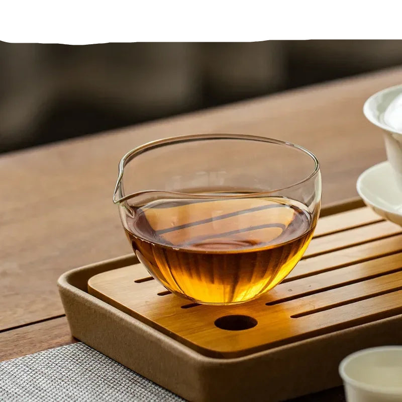 Matcha Chawan Glass Bowl Heat Resistant Ceremonial Tea