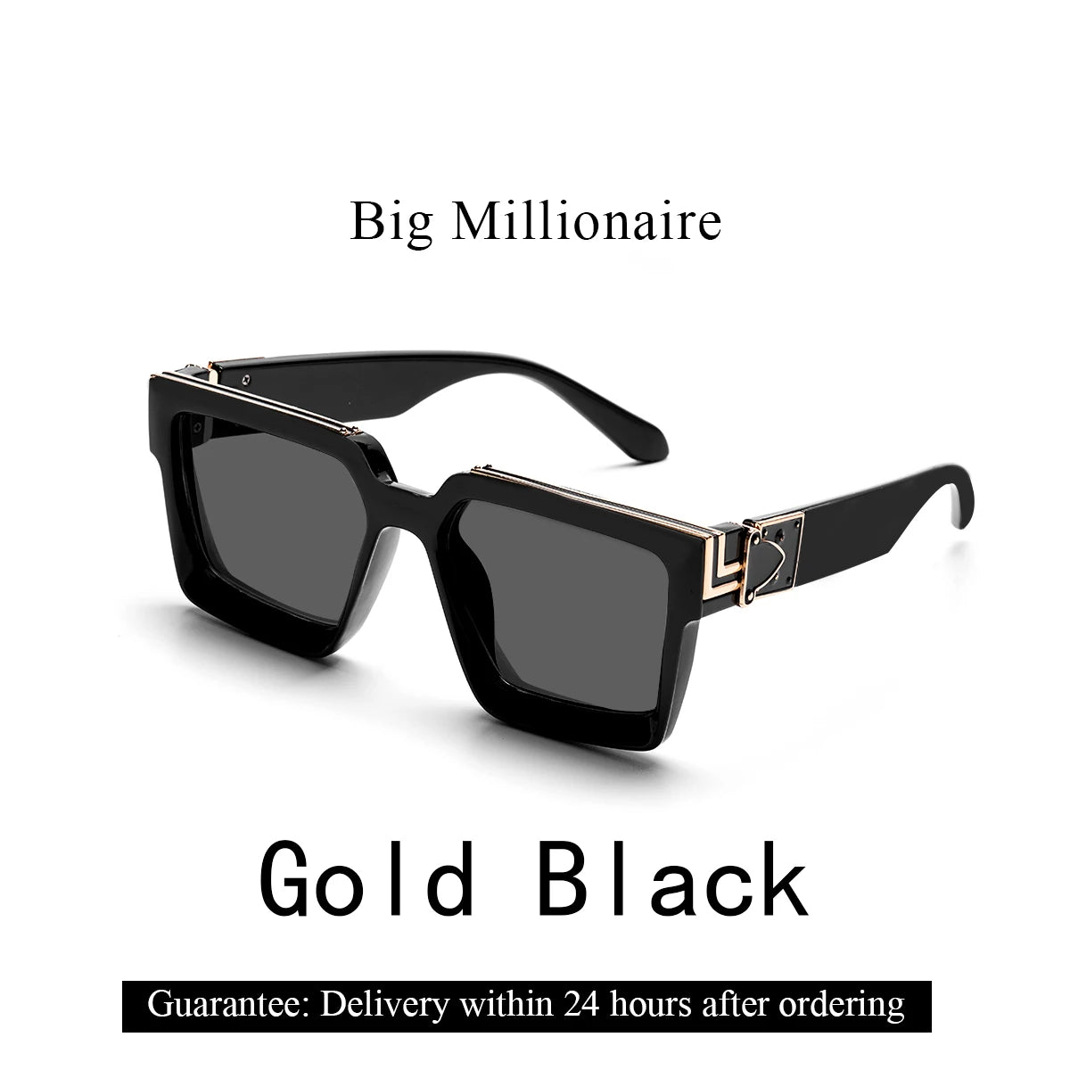 Sunglasses Black Retro Square Shades Luxury Fashion Eyewear Fall 2026 Trend Gift Idea