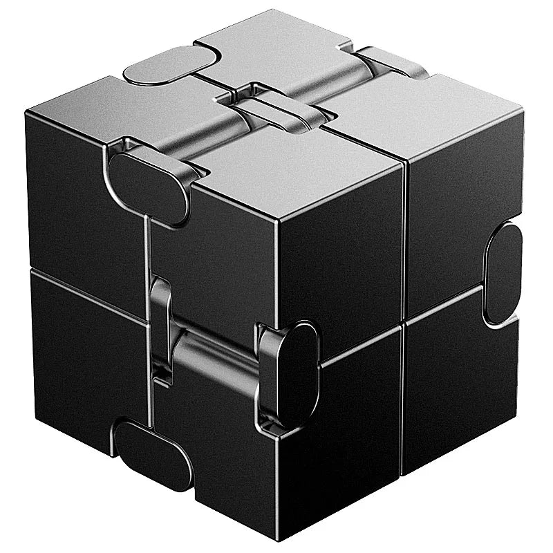 Metal Magic Cube Stress Relief Toy Portable Puzzle Focus