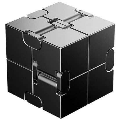 Metal Magic Cube Stress Relief Toy Portable Puzzle Focus
