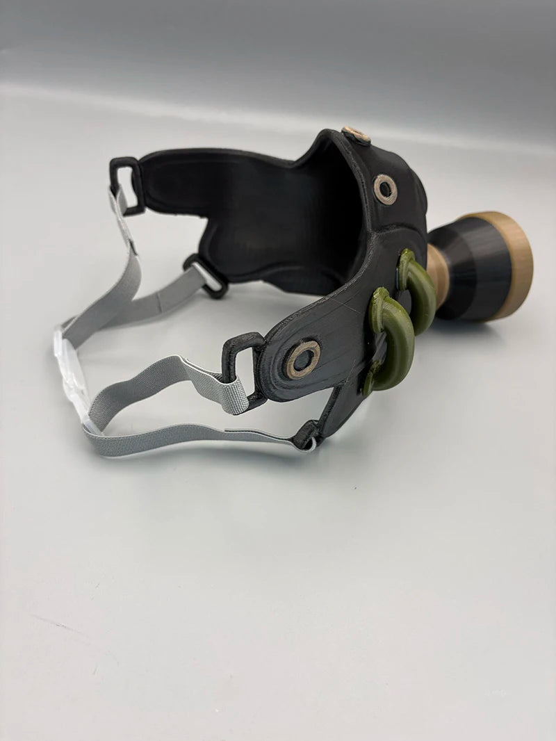 GACHIAKUTA anime Riyo Rudo Zanka Enjin halfmasker voor cosplay, punkrekwisiet voor volwassenen, Halloween 2026