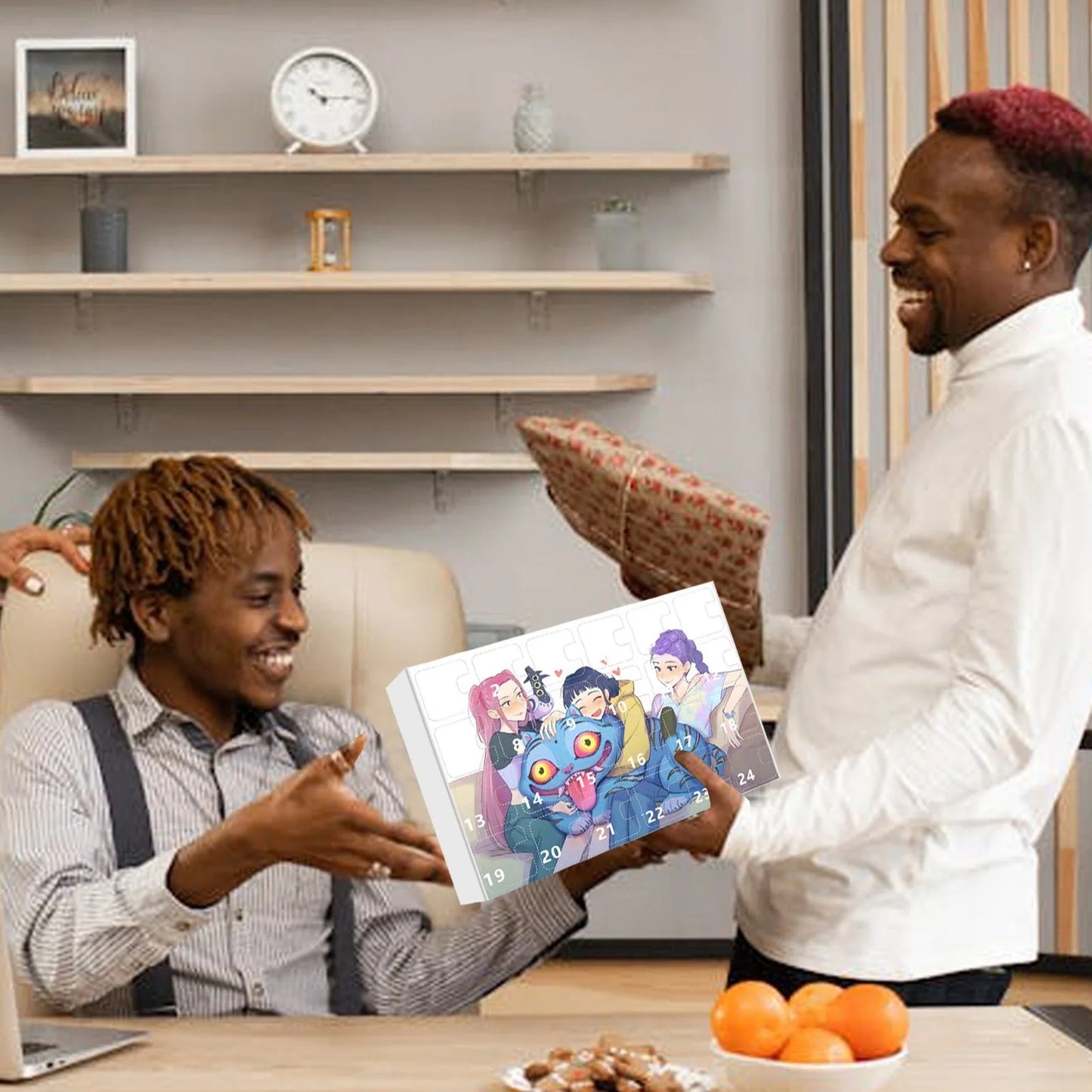 Kpop adventskalender 24 dagen demonjagers sleutelhanger cadeau