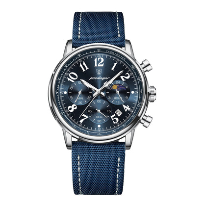 Military Chronograph Watch Nylon Strap Waterproof Fall 2025