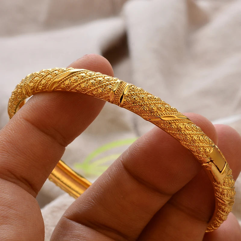 Forgyldte armbånd luksuriøst arabisk bryllupsarmbånd