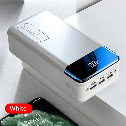 High-Capacity 50000mAh Portable Power Bank with LED Display for iPhone 13, Samsung S22, and Xiaomi