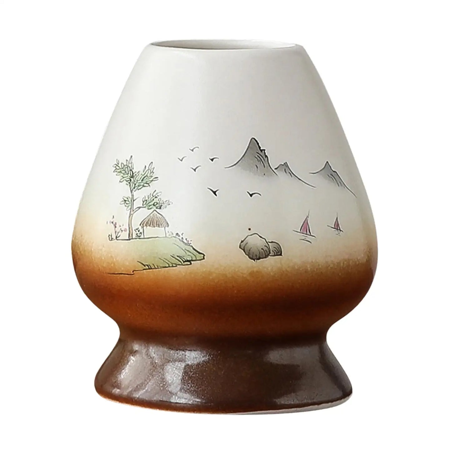 Matcha Whisk Stand Handcrafted Ceramic Holder Tea Ceremony