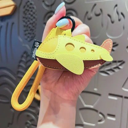 Läder Nyckelring Handgjord Transport Charm Gåva 2025