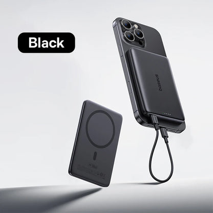 Ultra-Slim Magnetic Power Bank – Card-Sized 10000mAh PD 27W & 5000mAh PD 20W Wireless Charging 2026