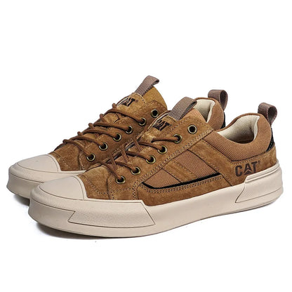 Durable men's outdoor sneakers - anti-slip wear-resistant fabric upper, for hiking and casual everyday