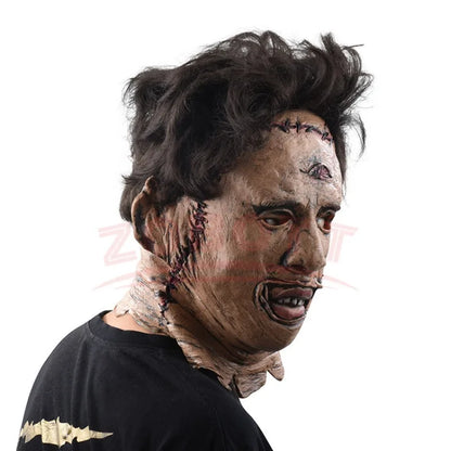 Texas Chainsaw Massacre Leatherface Silicone Horror Cosplay Mask for Adults Halloween 2026