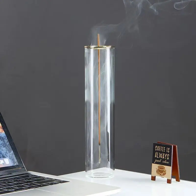 Glas-Räuchergefäß mit abnehmbarem Aschefänger Wohnkultur