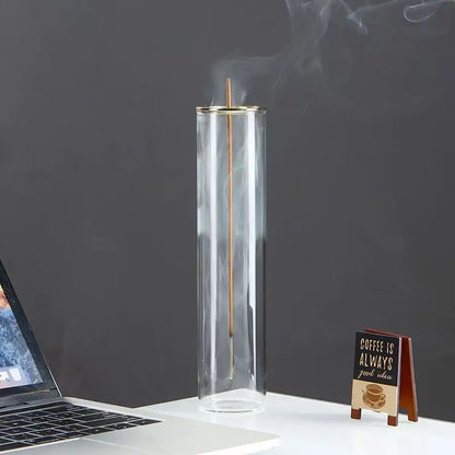 Glas-Räuchergefäß mit abnehmbarem Aschefänger Wohnkultur