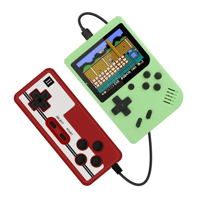 Mini Retro Handheld Video Game Console - 3.0-Inch LCD, 500 Built-In 8-Bit Games, Perfect Xmas Gift for Kids