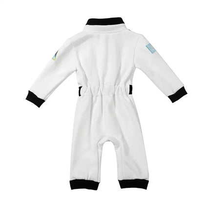 Baby Toddler Astronaut Embroidered Space Suit Jumpsuit Cosplay Costume Long Sleeve Halloween 2026