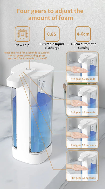 Automatic Sensor Soap Dispenser Touchless Kitchen Bathroom