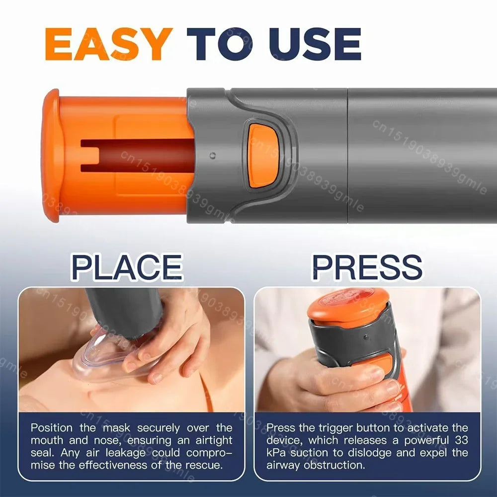 Choking Rescue Device Portable First Aid CPR Emergency Tool for Adults and Children Travel Home Safety 2026