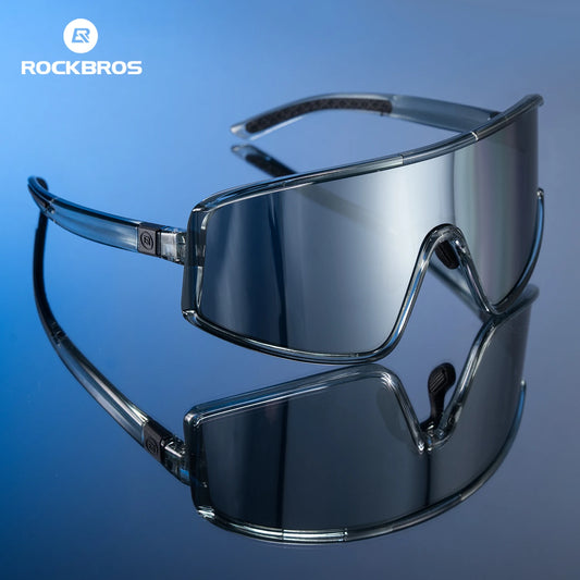Occhiali da ciclismo polarizzati UV400 antiappannamento fotocromatici per esterni occhiali per tutte le stagioni antiscivolo unisex