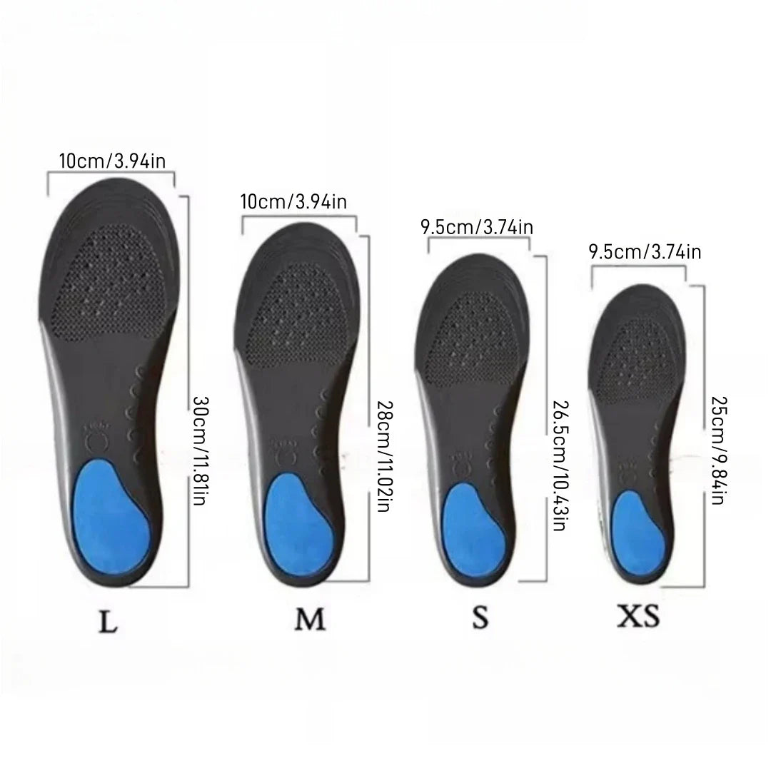 Arch Support Insoles 3cm Height Orthotic Gel Inserts For Flat Feet Plush Comfort Fall 2025 Gift