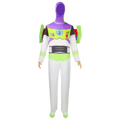 Buzz Lightyear Toy Story Disney-cosplaypak, jumpsuit met vleugels voor volwassenen, Halloweenfeest 2026