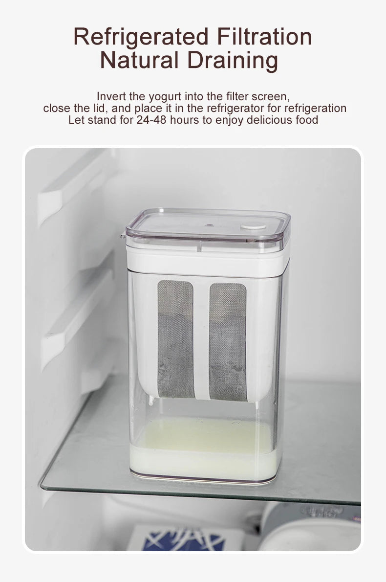 Yogurt Strainer Stainless Steel Filter For Whey Separation