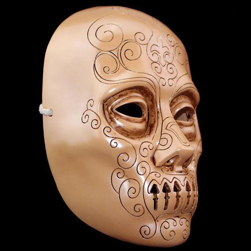 Harry Potter Dooddoenermasker van kunsthars voor cosplay, gemaskerd bal, Halloween en carnaval, Malfoy-rekwisiet 2026