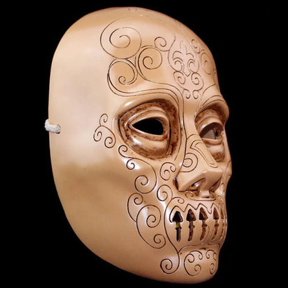 Harry Potter Dooddoenermasker van kunsthars voor cosplay, gemaskerd bal, Halloween en carnaval, Malfoy-rekwisiet 2026