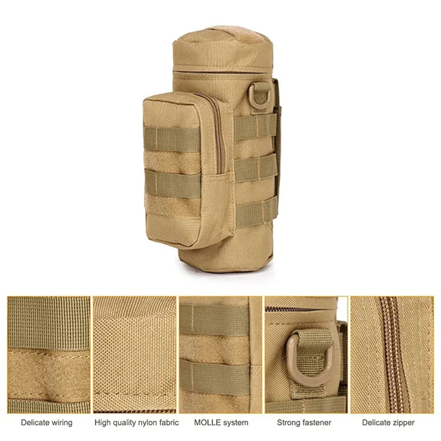 Water Bottle Carrier Tactical MOLLE Bottle Pouch Outdoor Gear Fall 2025 Durable Construction