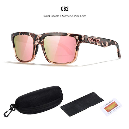 Lunettes de soleil polarisées unisexes pour l'extérieur tendance été 2026 Verres miroir légères Protection UV Idée cadeau