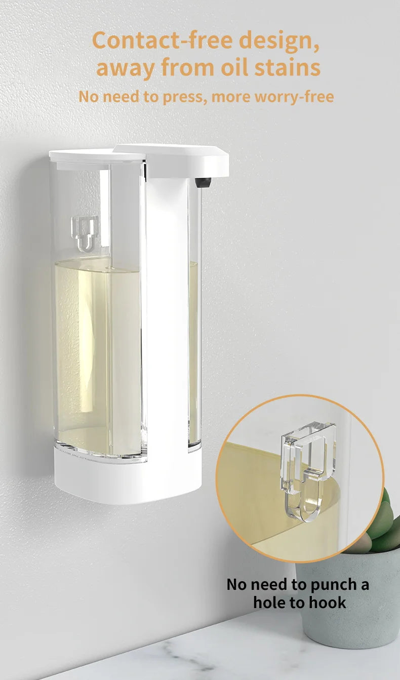 Automatic Sensor Soap Dispenser Touchless Kitchen Bathroom