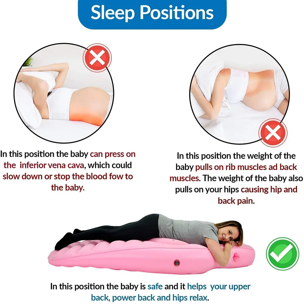 Inflatable Pregnancy Pillow Maternity Bed Support Sleeping