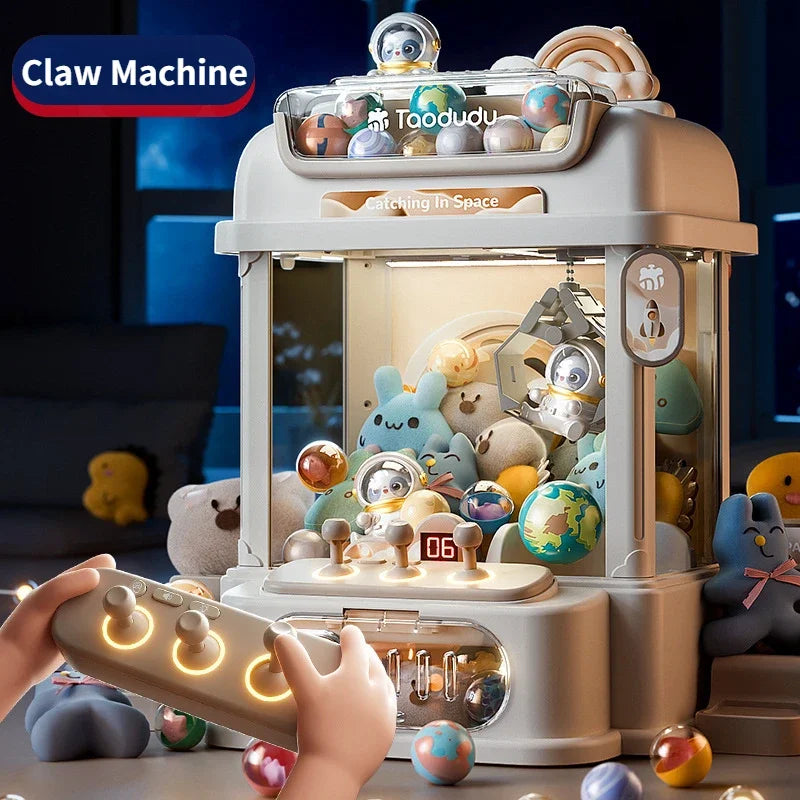 Standard Coin Operated Mini Claw Machine for Kids Arcade Game with Plush Prizes and Wireless Controller