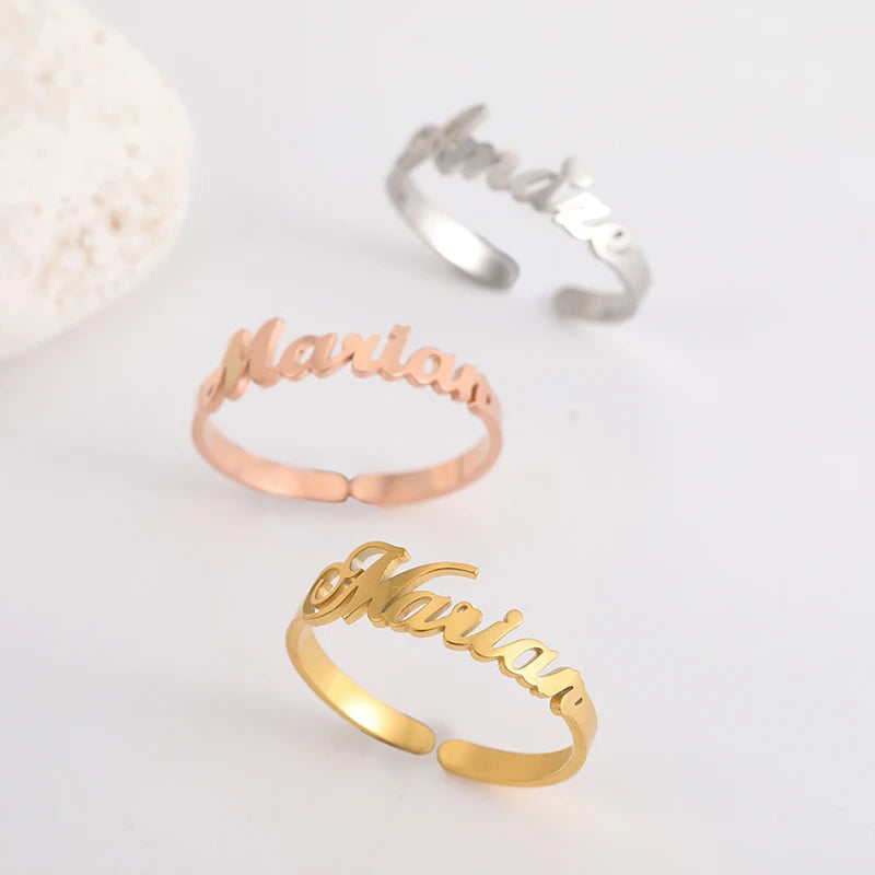 Name Ring Custom Double First Names Jewelry For Couples Personalized Gift TikTok Viral Fall 2026