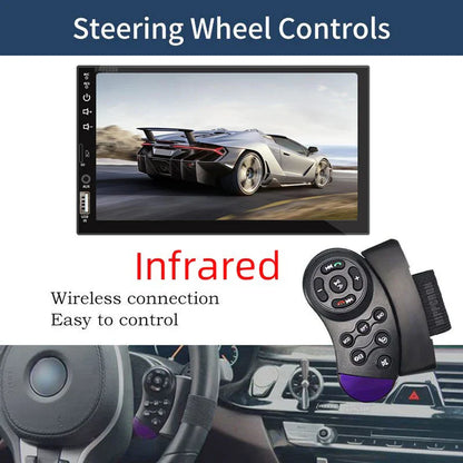 Car Stereo 7 Inch CarPlay Android Auto Multimedia Player With Bluetooth FM Radio AUX MirrorLink Fall 2025 Upgrade