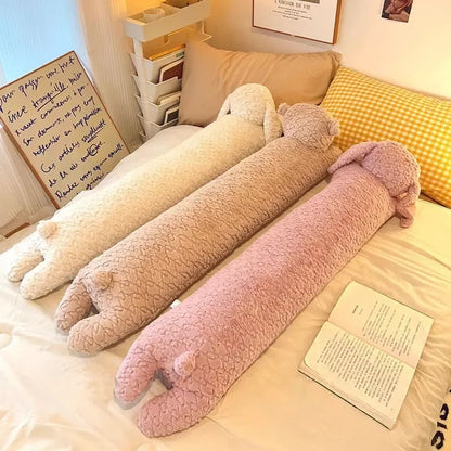 Cuscino per il corpo Grande Coniglio Peluche Decorativo Cuscino lungo imbottito Animale Cuscino autunno 2025 Compagno accogliente per il letto e cuscino da viaggio