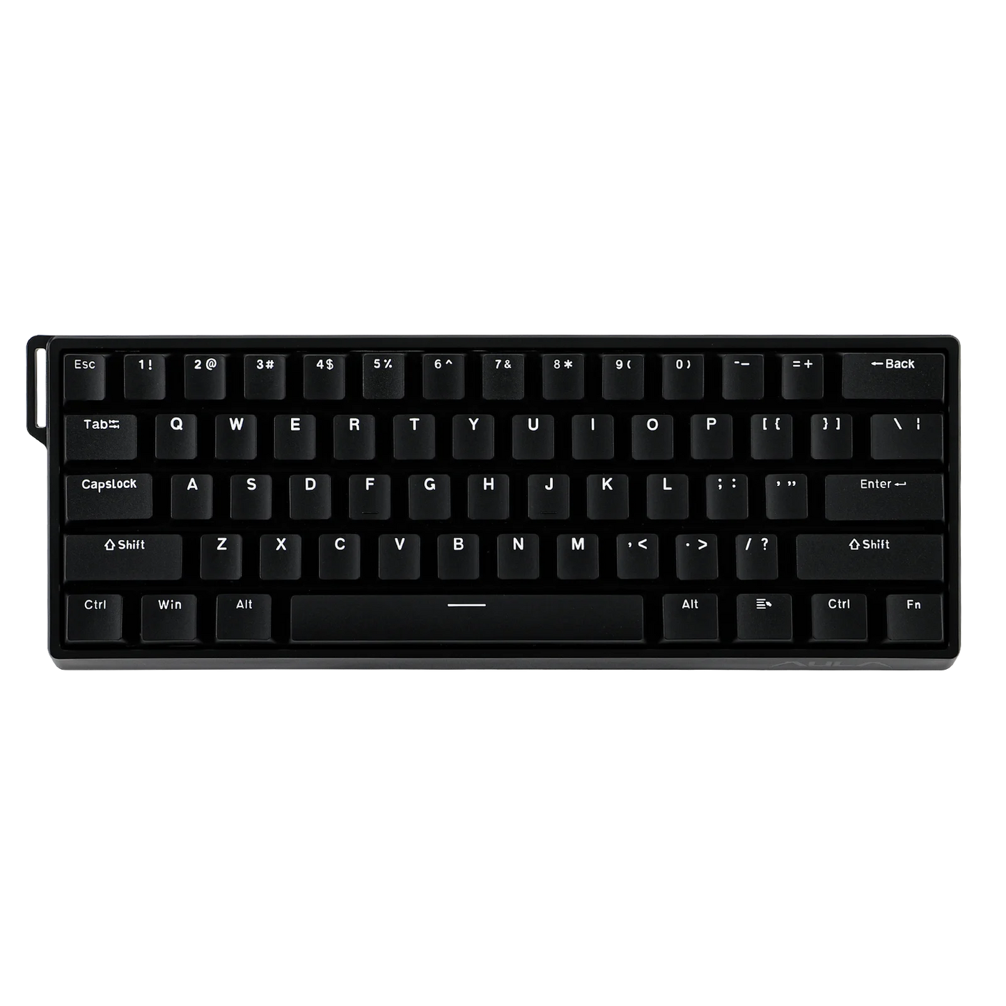 Teclado mecánico intercambiable en caliente del 60 por ciento aluminio RGB Hall