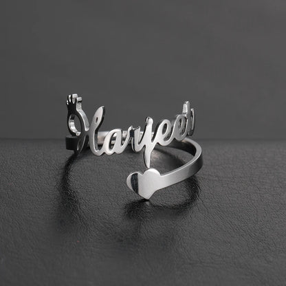 Name Ring Custom Double First Names Jewelry For Couples Personalized Gift TikTok Viral Fall 2026