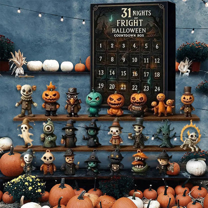 Calendario de Adviento de Halloween Figuras Coleccionables 31 Días 2025