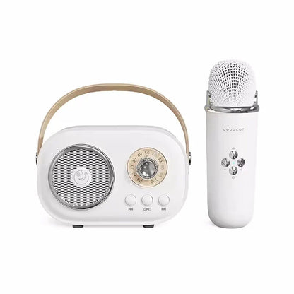 Karaoke Portable Bluetooth Speaker With Microphone Mini FM Radio Back To School 2025 Gift Idea