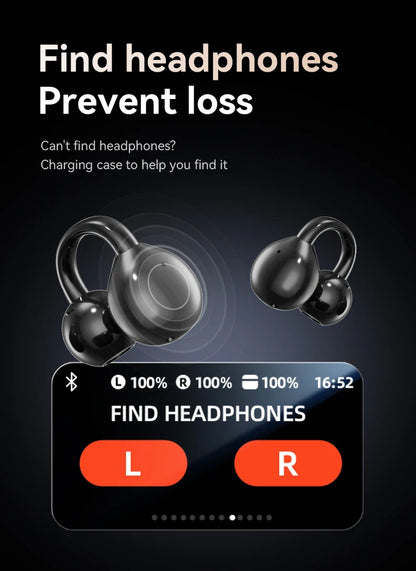 Wireless Translator Earbuds Touch Screen Case 144 Languages