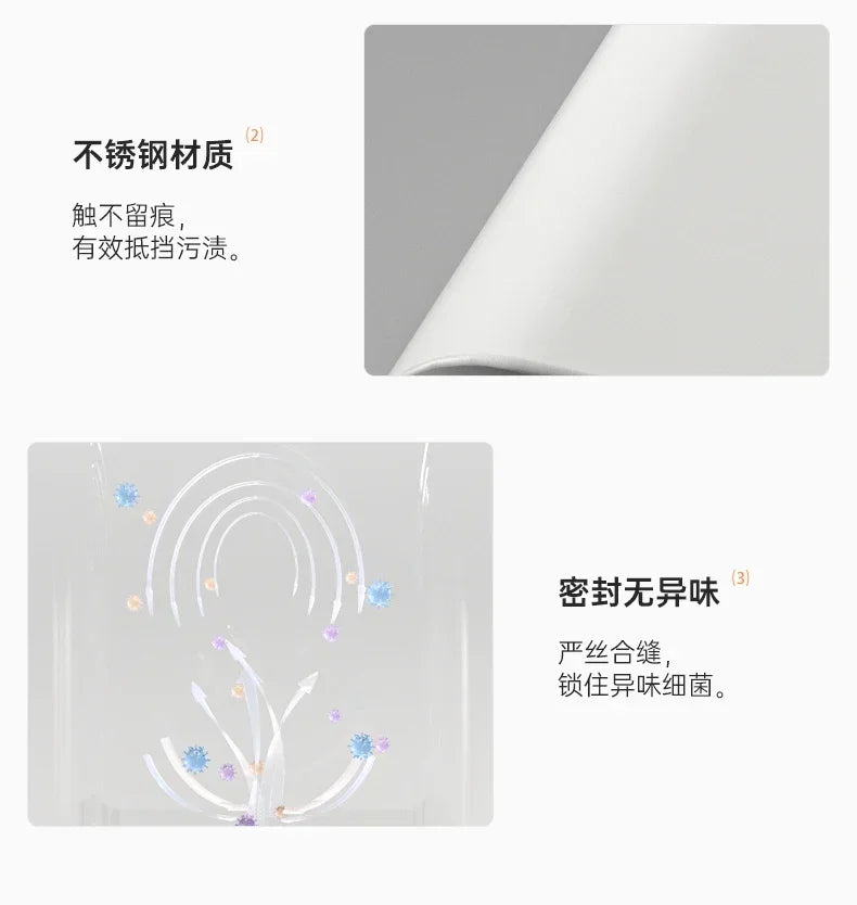 Smart Sensor Trash Can 20L Stainless Steel Waste Bin