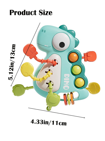 Montessori Dinosaur Pull Toy Newborn Sensory Toys Teether